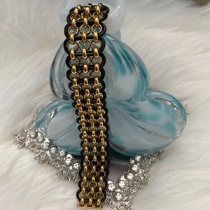 Henri Bendel Black/Gold Bracelet